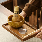 Matcha Tea Set Ceramic Bowl Set of 5