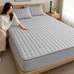 Mattress Protector Water-Repellent Quilted Breathable Machine-Washable