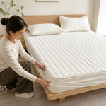 Mattress Protector Water-Repellent Quilted Breathable Machine-Washable
