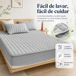 Mattress Protector Water-Repellent Quilted Breathable Machine-Washable