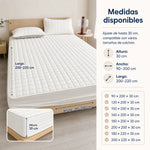 Mattress Protector Water-Repellent Quilted Breathable Machine-Washable