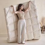 Mattress Topper Thick Tufted Breathable Cotton Cover