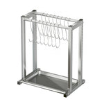Meat Drying Rack Stainless Steel Adjustable Hooks Removable Drip Tray