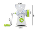 Meat Grinder Manual Hand-Crank Metal Construction