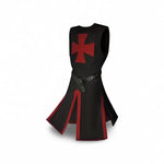 Medieval Knight Costume Templar Cross Design Hooded Cloak Option