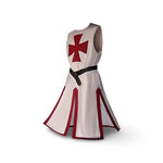 Medieval Knight Costume Templar Cross Design Hooded Cloak Option