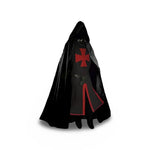 Medieval Knight Costume Templar Cross Tunic Hooded Cloak Option