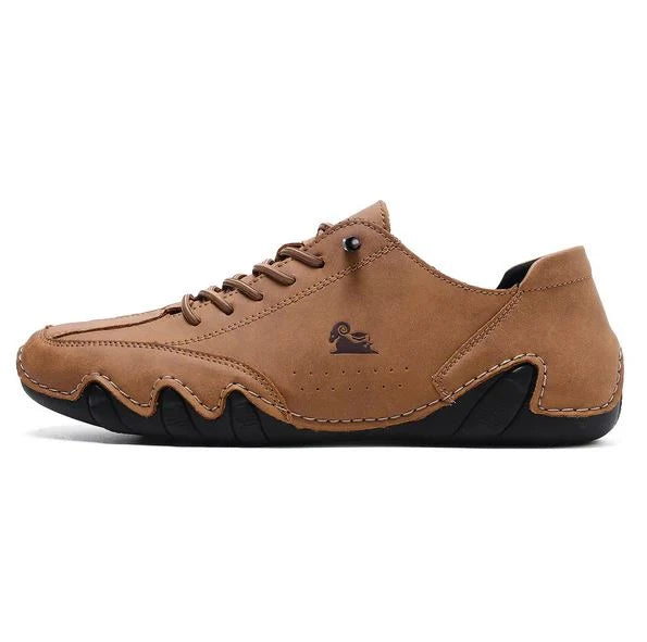 Men's Barefoot Sneakers Wide Toe-Box Waterproof Recycled Faux Leather