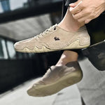 Men's Barefoot Sneakers Wide Toe-Box Waterproof Recycled Faux Leather