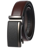 Men’s Belt Cowhide Leather Automatic Buckle