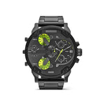 Men's Chronograph Watch Stainless Steel Quartz Movement Water-Resistant