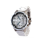 Men's Chronograph Watch Stainless Steel Quartz Movement Water-Resistant