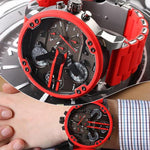 Men's Chronograph Watch Stainless Steel Quartz Movement Water-Resistant