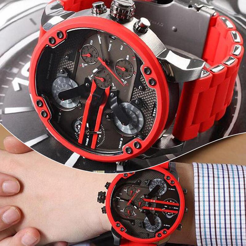 Men's Chronograph Watch Stainless Steel Quartz Movement Water-Resistant