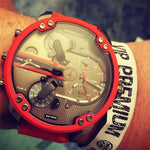 Men's Chronograph Watch Stainless Steel Quartz Movement Water-Resistant