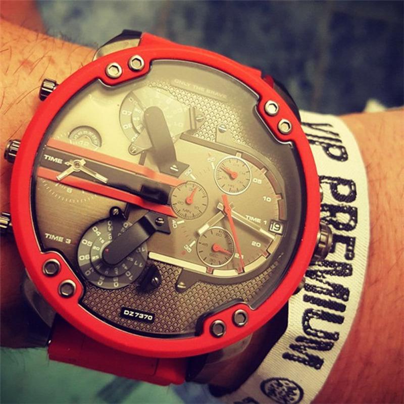 Men's Chronograph Watch Stainless Steel Quartz Movement Water-Resistant