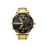 Men's Chronograph Watch Stainless Steel Quartz Movement Water-Resistant