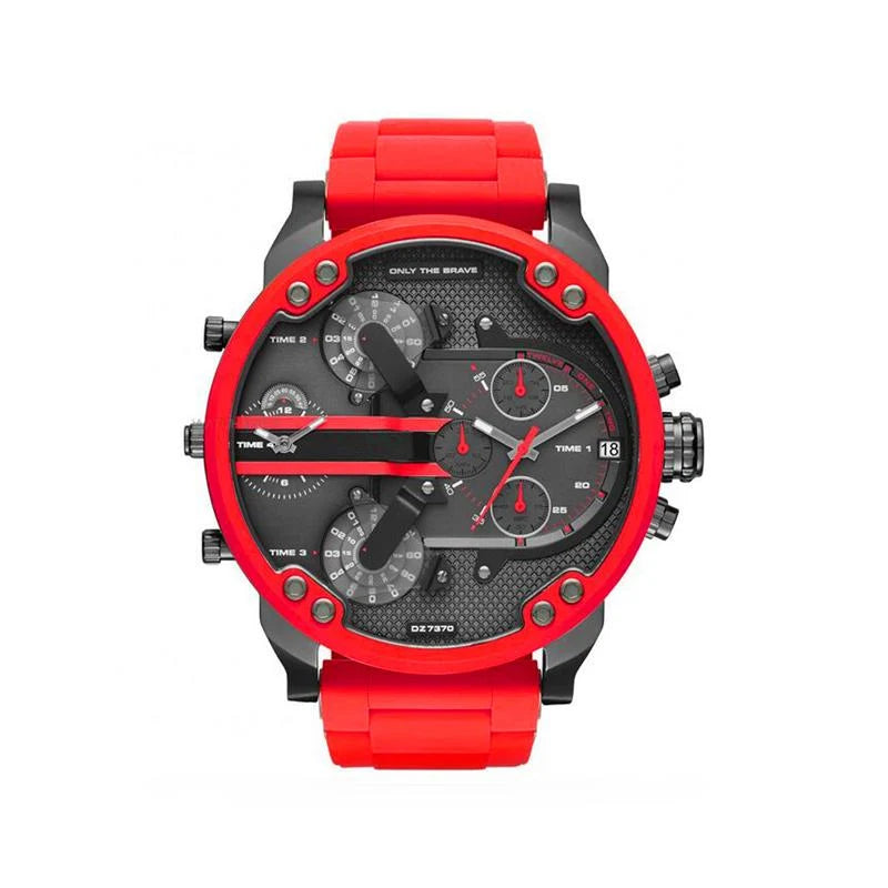 Men's Chronograph Watch Stainless Steel Quartz Movement Water-Resistant
