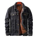 Men’s Denim Jacket Fleece-Lined Heavyweight Cotton Lining