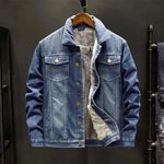 Men’s Denim Jacket Fleece-Lined Heavyweight Cotton Lining