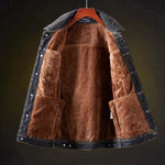 Men’s Denim Jacket Fleece-Lined Heavyweight Cotton Lining