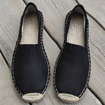 Men’s Espadrilles Breathable Fabric Lightweight Woven Sole