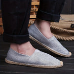 Men’s Espadrilles Breathable Fabric Lightweight Woven Sole