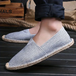 Men’s Espadrilles Breathable Fabric Lightweight Woven Sole