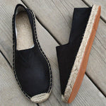 Men’s Espadrilles Breathable Fabric Lightweight Woven Sole