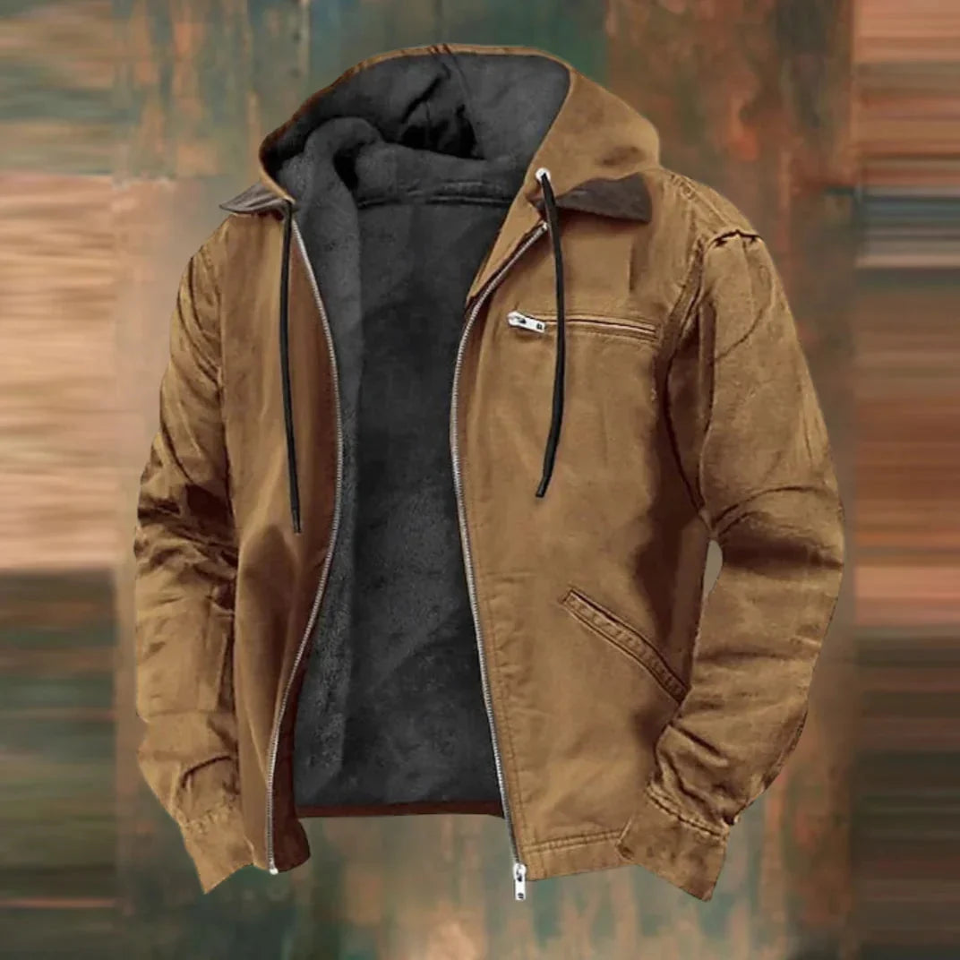 Men's Jacket Modern Style Cold-Weather Layer