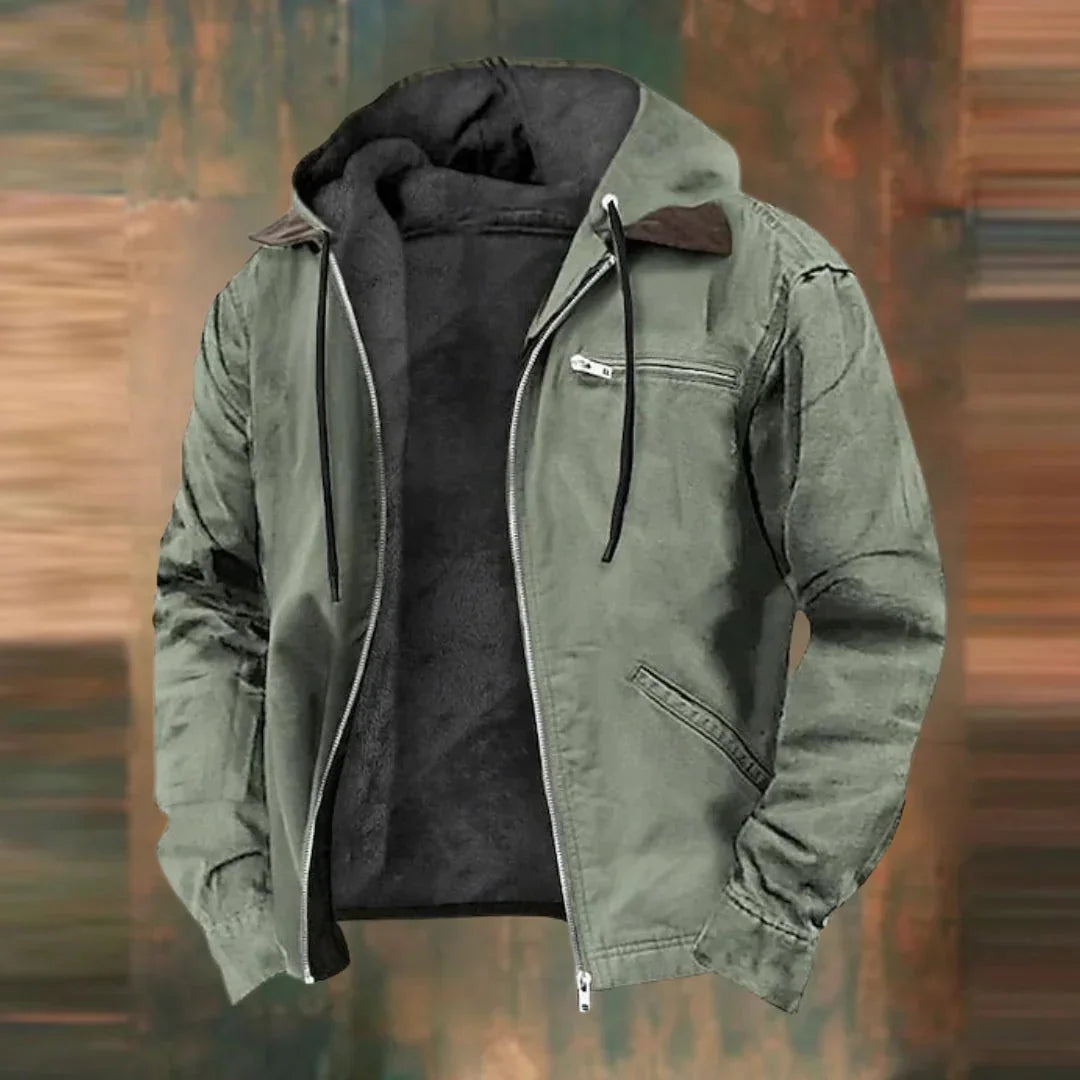 Men's Jacket Modern Style Cold-Weather Layer