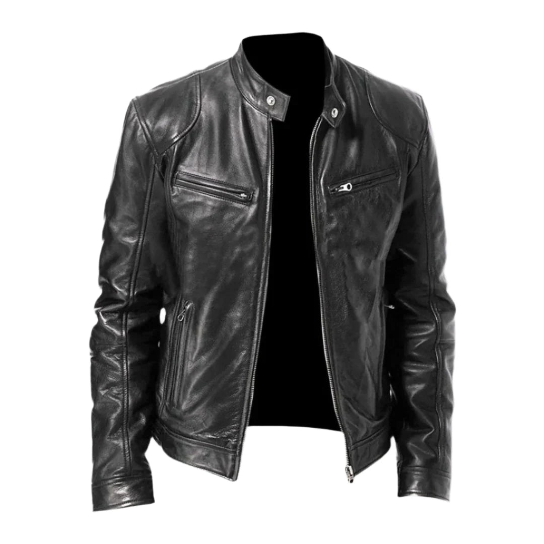 Men’s Leather Jacket Genuine Leather Comfortable Fit