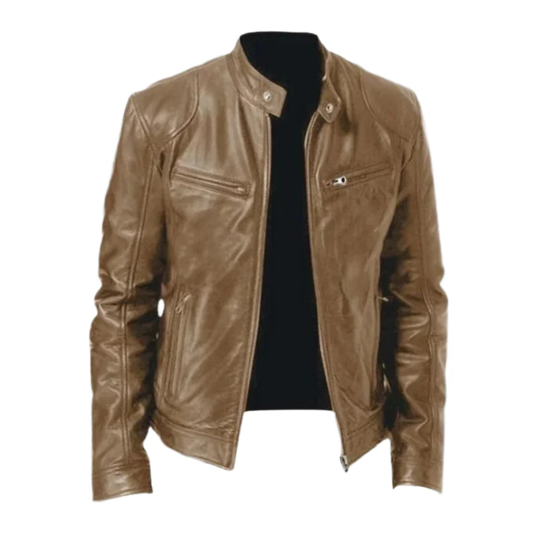 Men’s Leather Jacket Genuine Leather Comfortable Fit