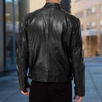 Men’s Leather Jacket Genuine Leather Comfortable Fit