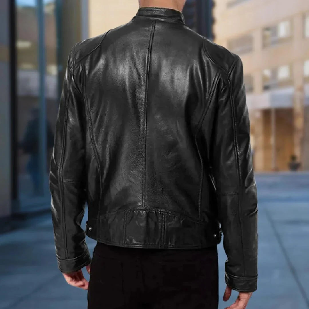 Men’s Leather Jacket Genuine Leather Comfortable Fit