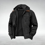 Men’s Parka Hooded Lined Zip-Up Jacket