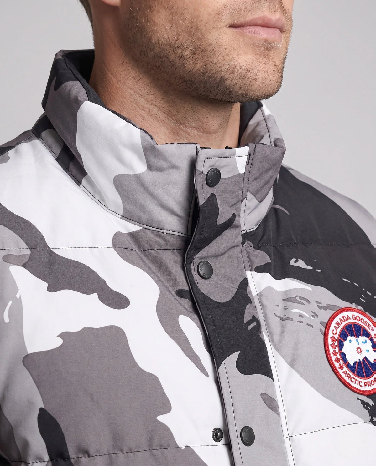 Men’s Puffer Vest Insulated Windproof High Collar