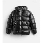 Men’s Quilted Jacket Hooded Padded Wind-Resistant Outerwear