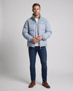 Men’s Quilted Jacket Lightweight Insulated Two Side Pockets