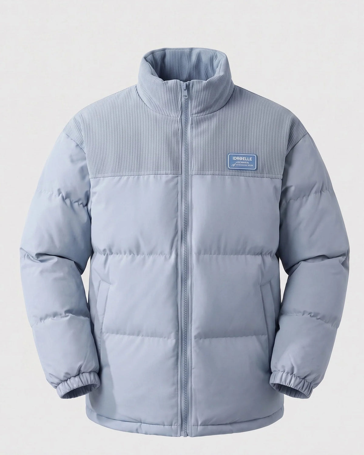 Men’s Quilted Jacket Lightweight Insulated Two Side Pockets