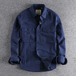 Men’s Shirt 100% Cotton Twill Double Chest Pockets