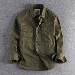Men’s Shirt 100% Cotton Twill Double Chest Pockets