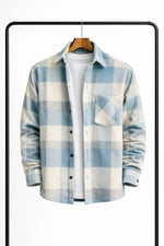 Men’s Shirt Jacket Classic Check Heavyweight Relaxed Fit