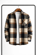Men’s Shirt Jacket Classic Check Heavyweight Relaxed Fit