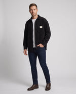 Men’s Shirt Jacket Relaxed Fit Practical Pockets Machine Washable