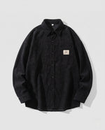 Men’s Shirt Jacket Relaxed Fit Practical Pockets Machine Washable