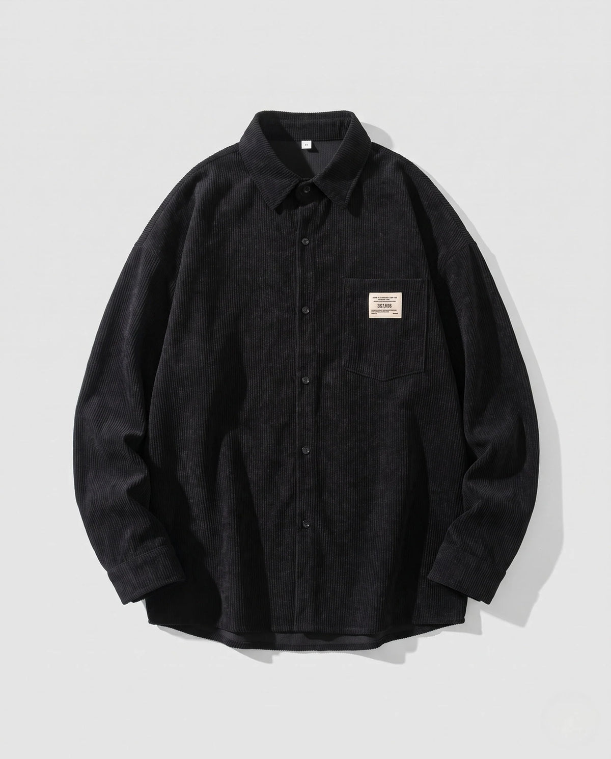 Men’s Shirt Jacket Relaxed Fit Practical Pockets Machine Washable
