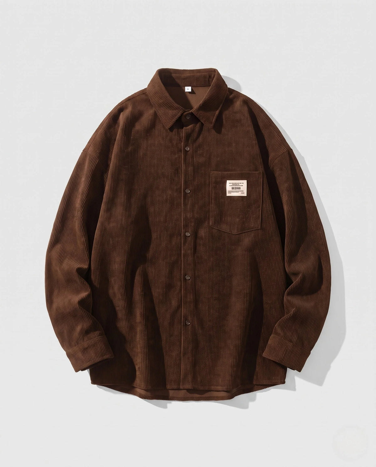 Men’s Shirt Jacket Relaxed Fit Practical Pockets Machine Washable