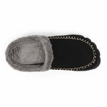 Men’s Slippers Plush Lining Non-Slip Rubber Sole