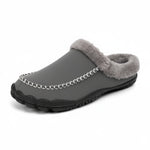 Men’s Slippers Plush Lining Non-Slip Rubber Sole